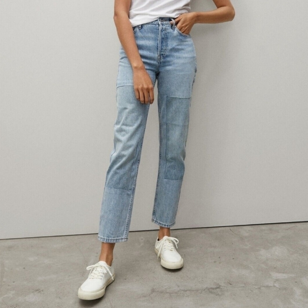 Everlane Patched The 90s Curvy Cheeky Jeans 23